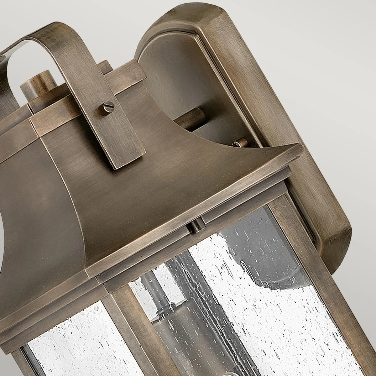 Grant 1 Light Small/Medium/Large Outdoor Wall Lantern - Burnished Bronze E27 IP44 - Image 12