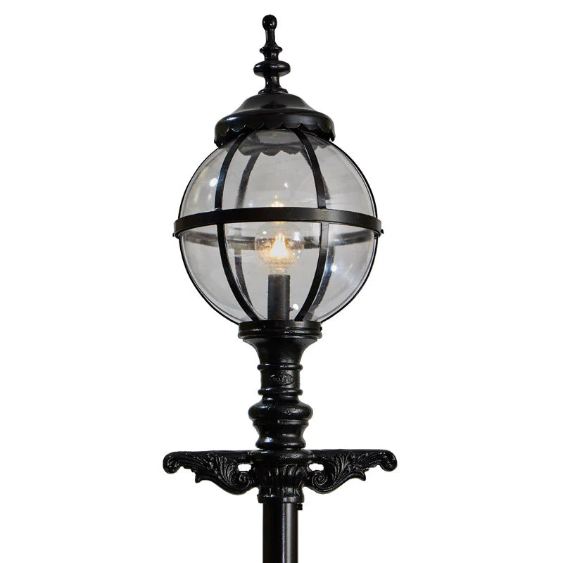 Granya 1Lt Post Lamp - Cast Iron - Image 3
