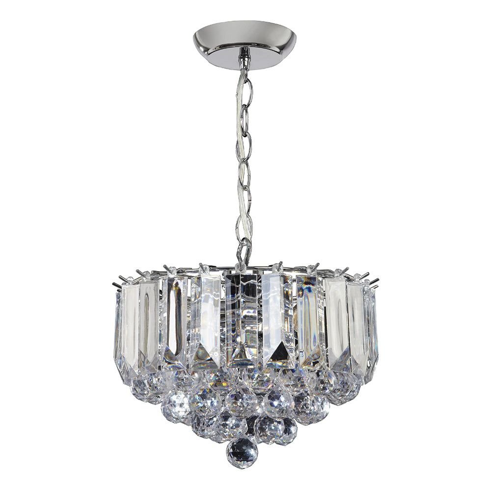 Gresham 3Lt/6Lt Crystal Centre Light - Various Finishes - Image 2