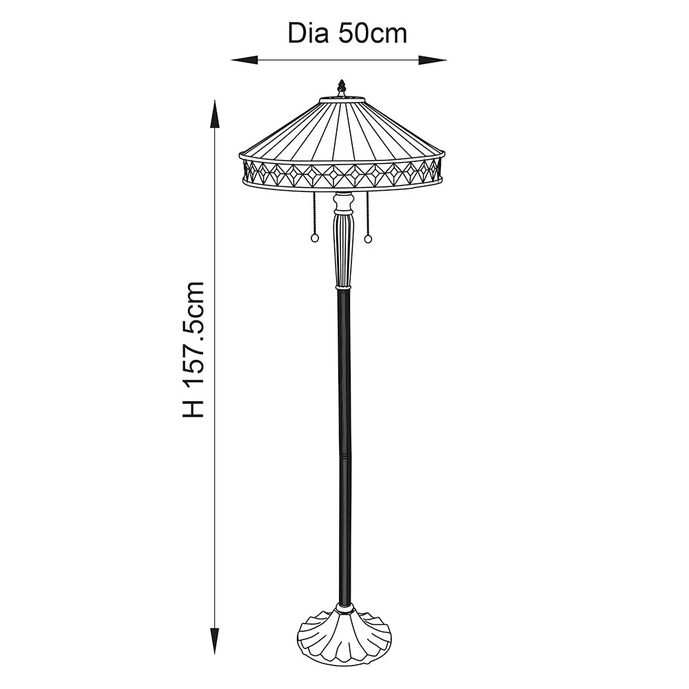 Gresham Floor Lamp E27 - Image 10