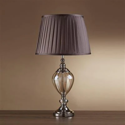 Greyson Table Lamp - Amber/Clear Glass - Image 3