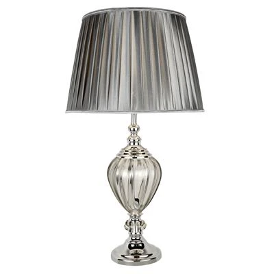 Greyson Table Lamp - Amber/Clear Glass - Image 4