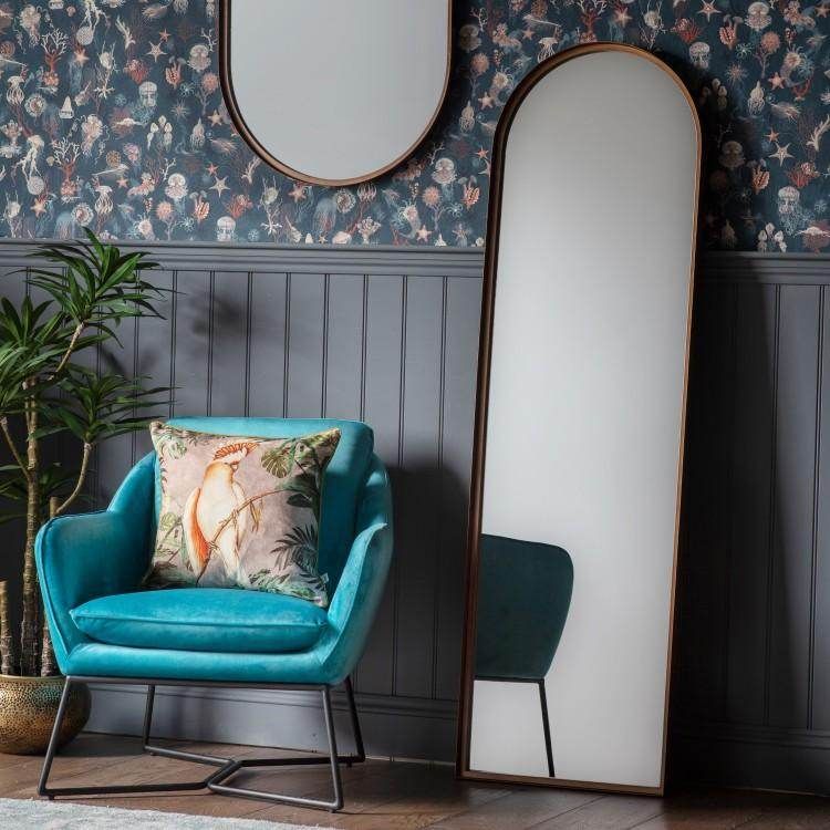 Greystoke Arch Leaner Mirror W505 x D40 x H1700mm - Image 2