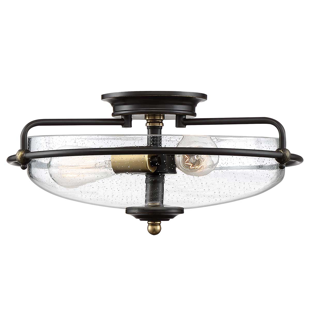 Griffin 3 Light Flush - In Various Finishes - Image 5