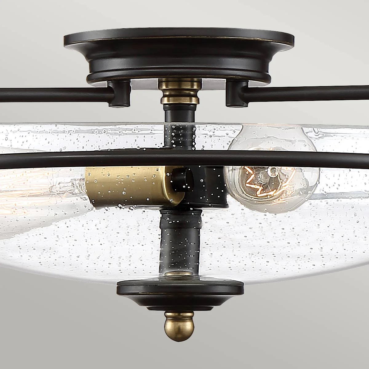 Griffin 3 Light Flush - In Various Finishes - Image 6