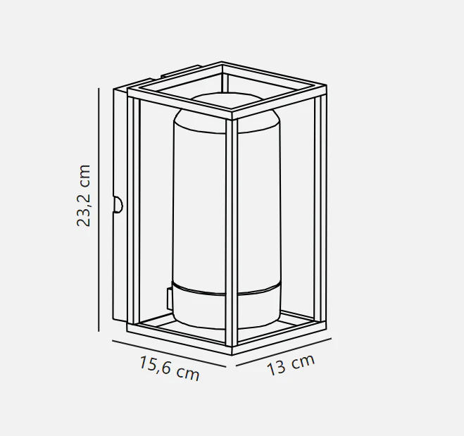 Griffin Wall light- Smoked Finish - Image 2