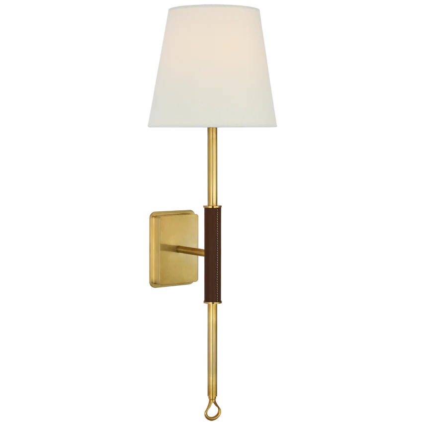 Griffin Wall Sconce - Brass/Bronze & Leather - Image 3