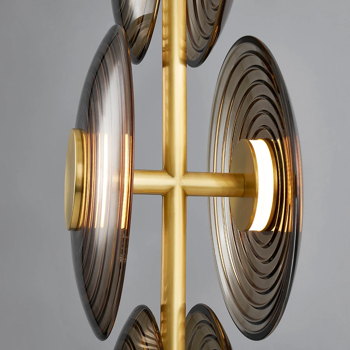 Griston LED Pendant - Aged Brass - Image 2