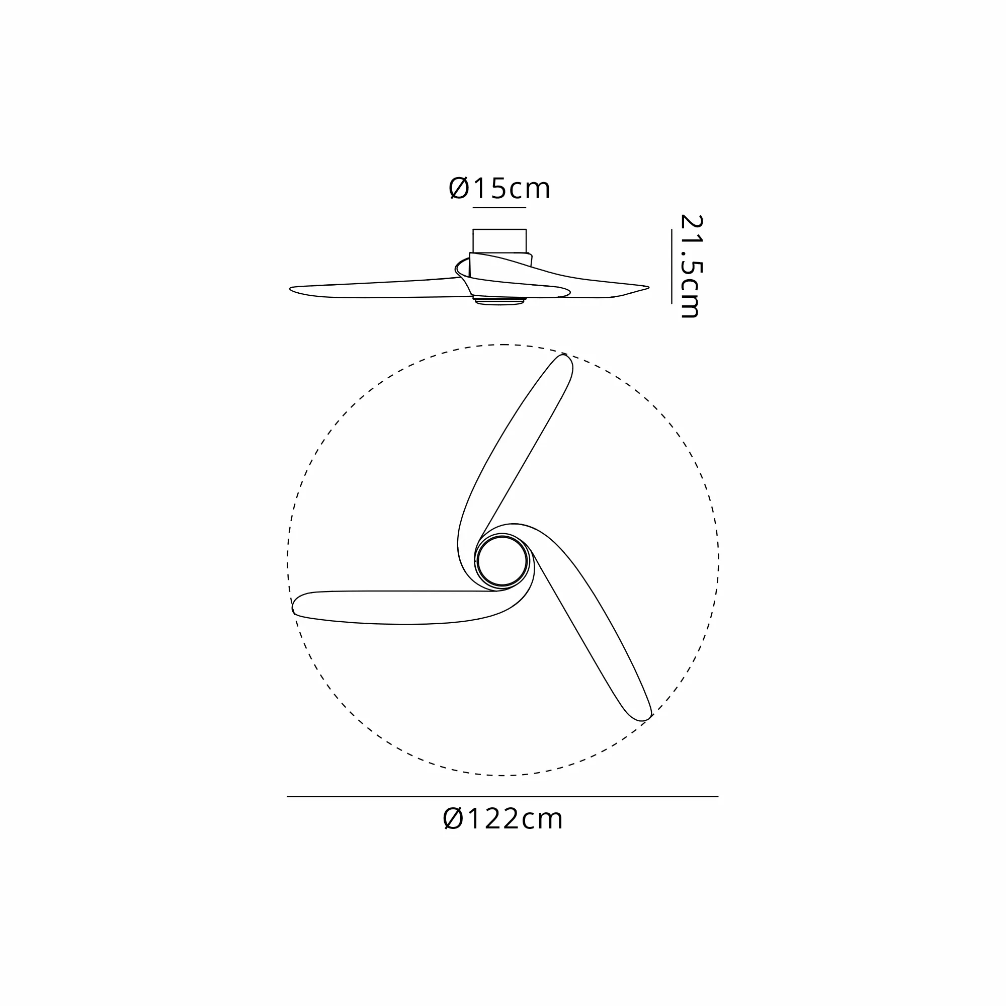 Groenland LED Fan Light W/  App & Remote Control - Various Colours - Image 7