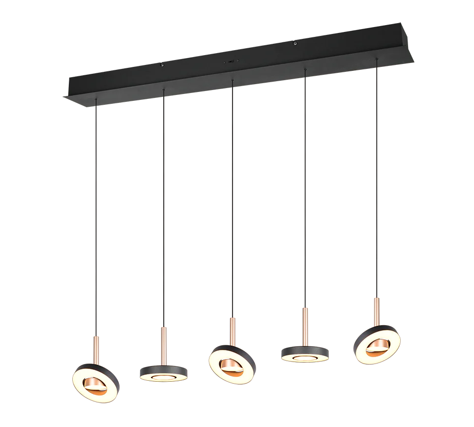 Guano Pendant Light- Nickel/ Coffee Finishes - Image 4