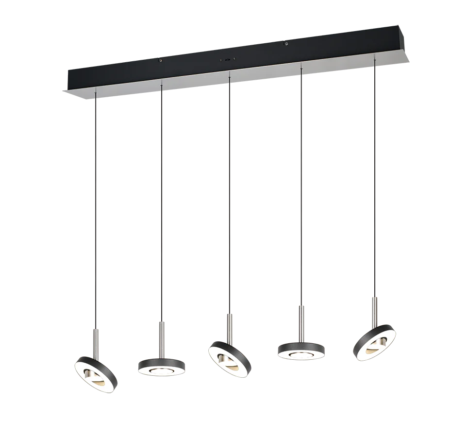 Guano Pendant Light- Nickel/ Coffee Finishes - Image 6