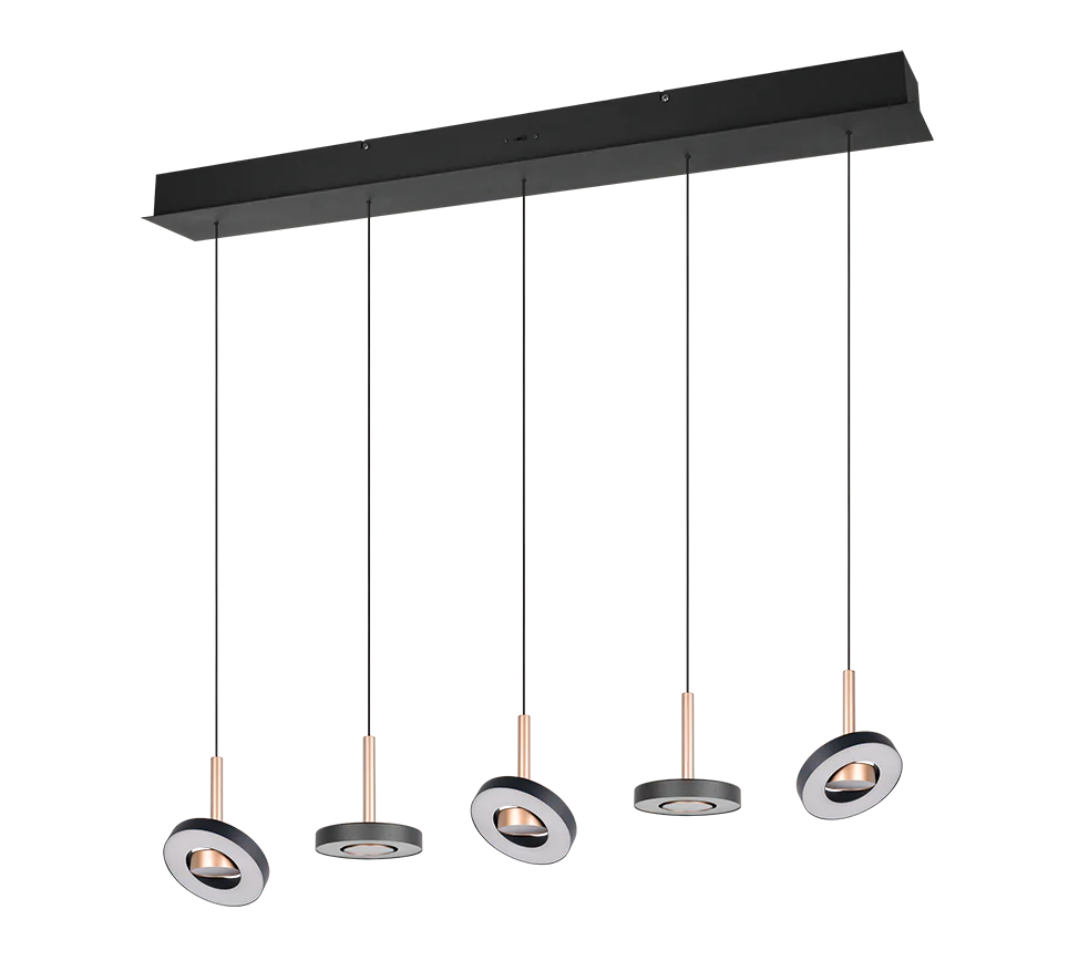 Guano Pendant Light- Nickel/ Coffee Finishes - Image 7