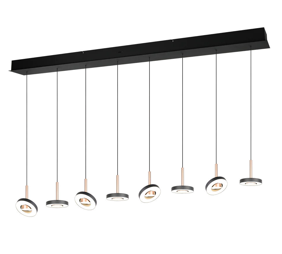 Guano Pendant Light- Nickel/ Coffee Finishes - Image 9