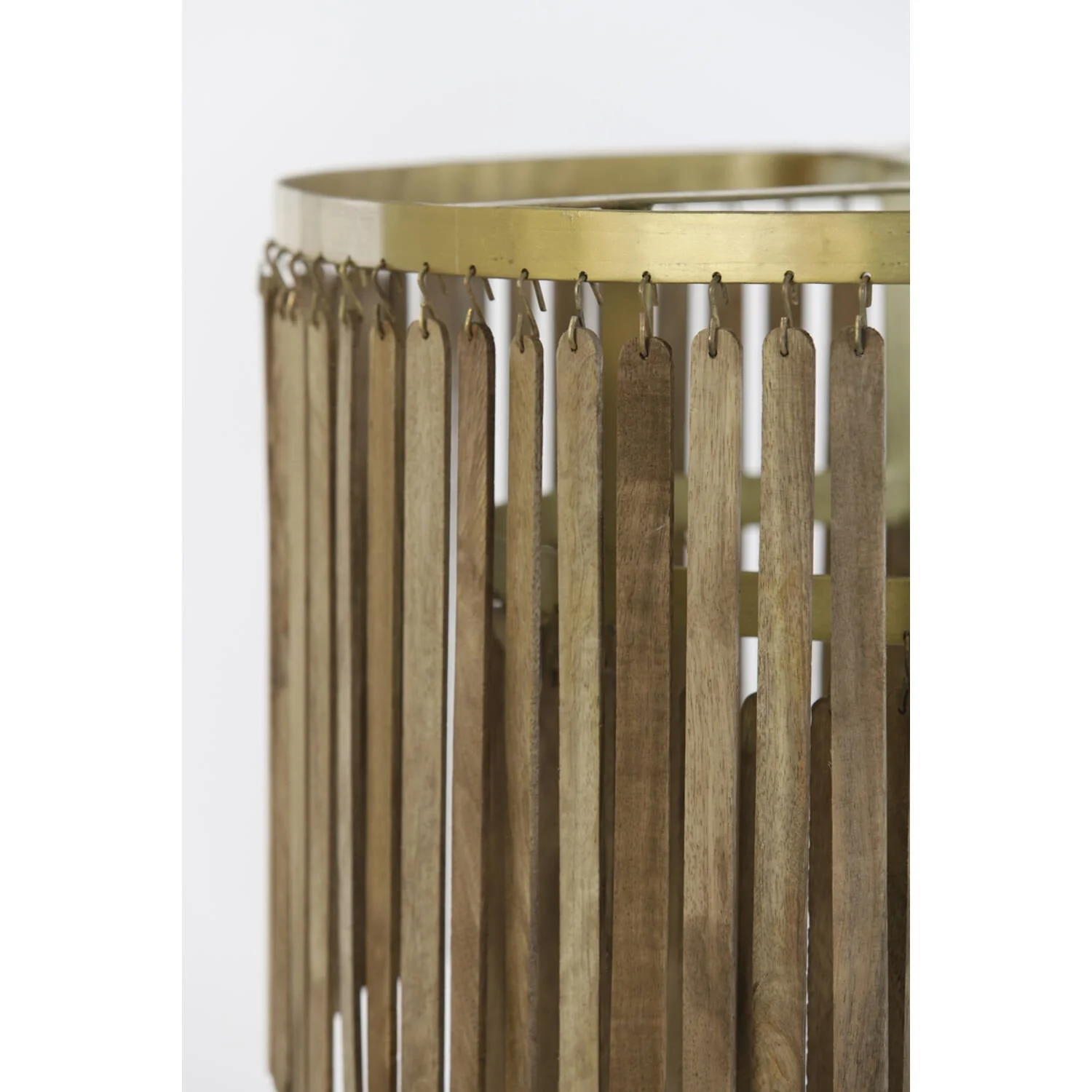 Gularo Hanging lamp- Wood Brown+Bronze - Image 13