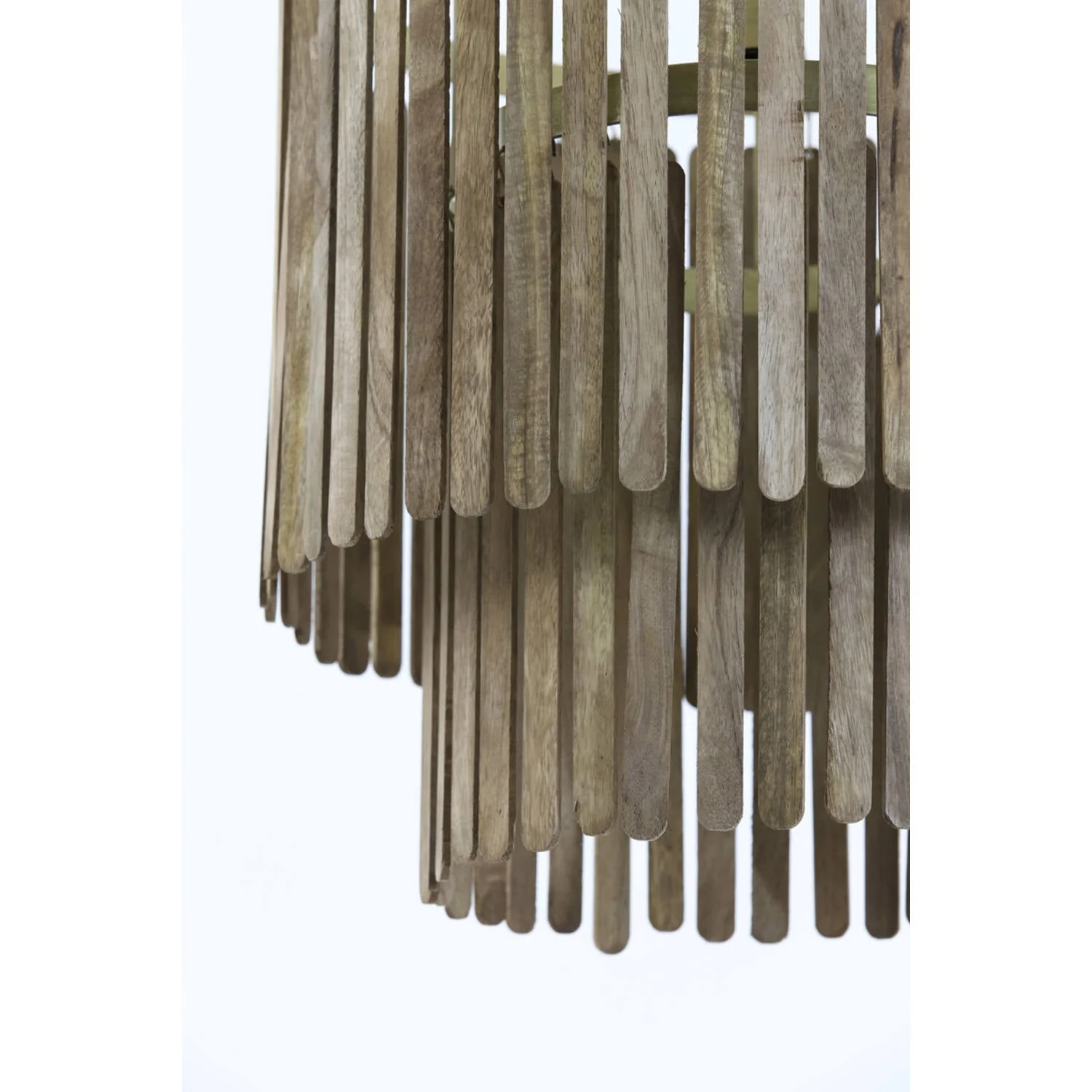 Gularo Hanging lamp- Wood Brown+Bronze - Image 8