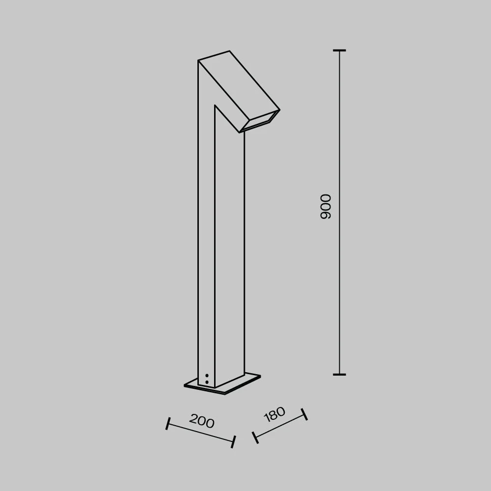 Guss LED Bollard Light 3000K IP65 - Image 4