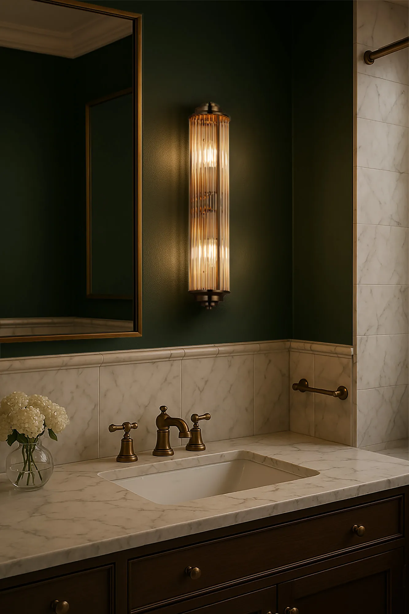 Gwen Small/Large 2Lt Bathroom Wall Flush Light IP44 - Various Colours - Image 11