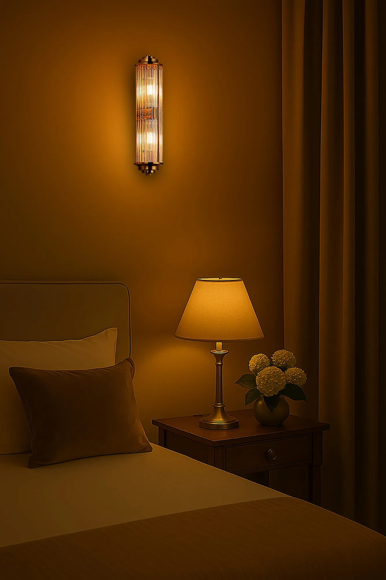 Gwen Small/Large 2Lt Bathroom Wall Flush Light IP44 - Various Colours - Image 13