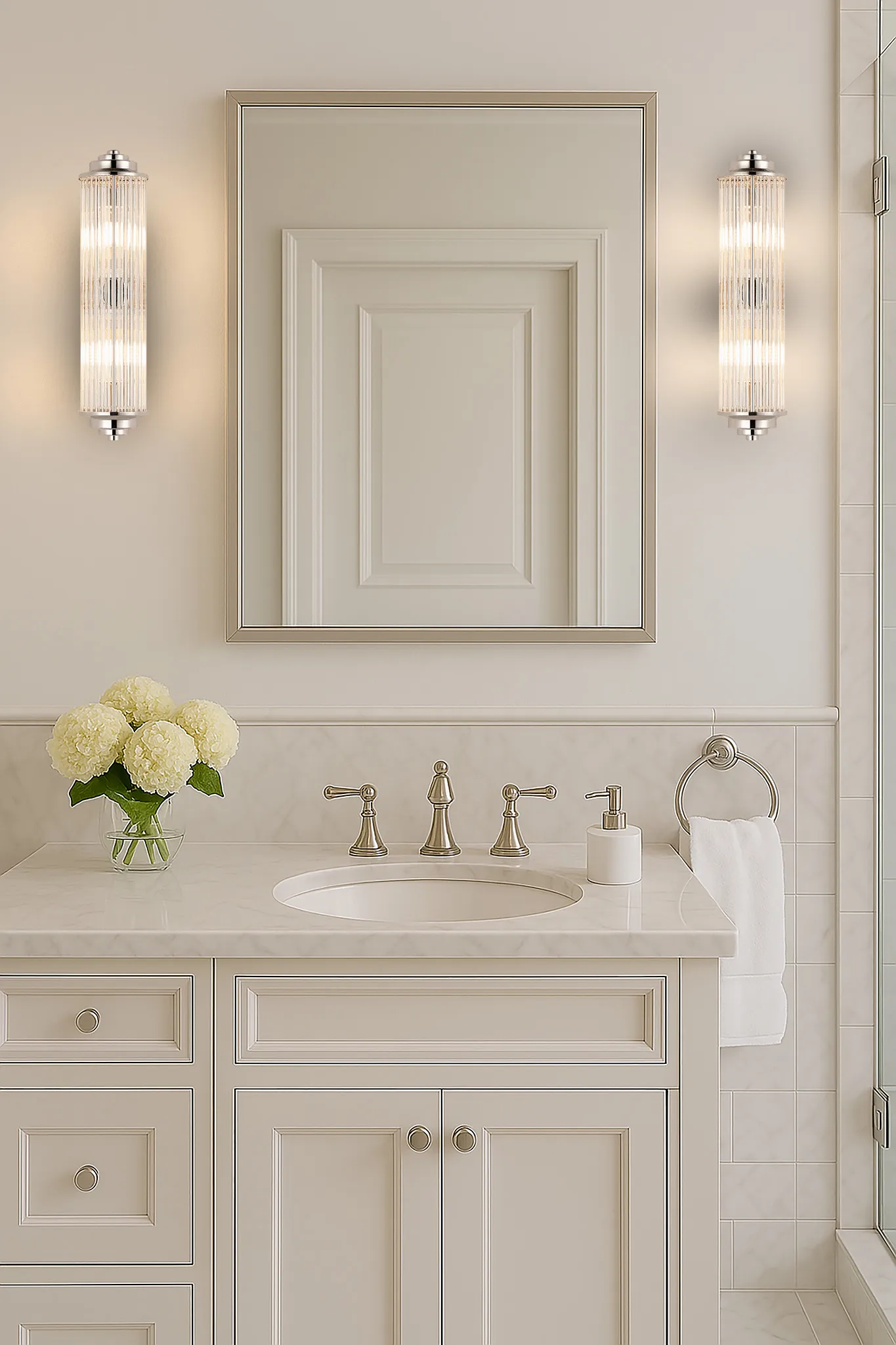 Gwen Small/Large 2Lt Bathroom Wall Flush Light IP44 - Various Colours - Image 14