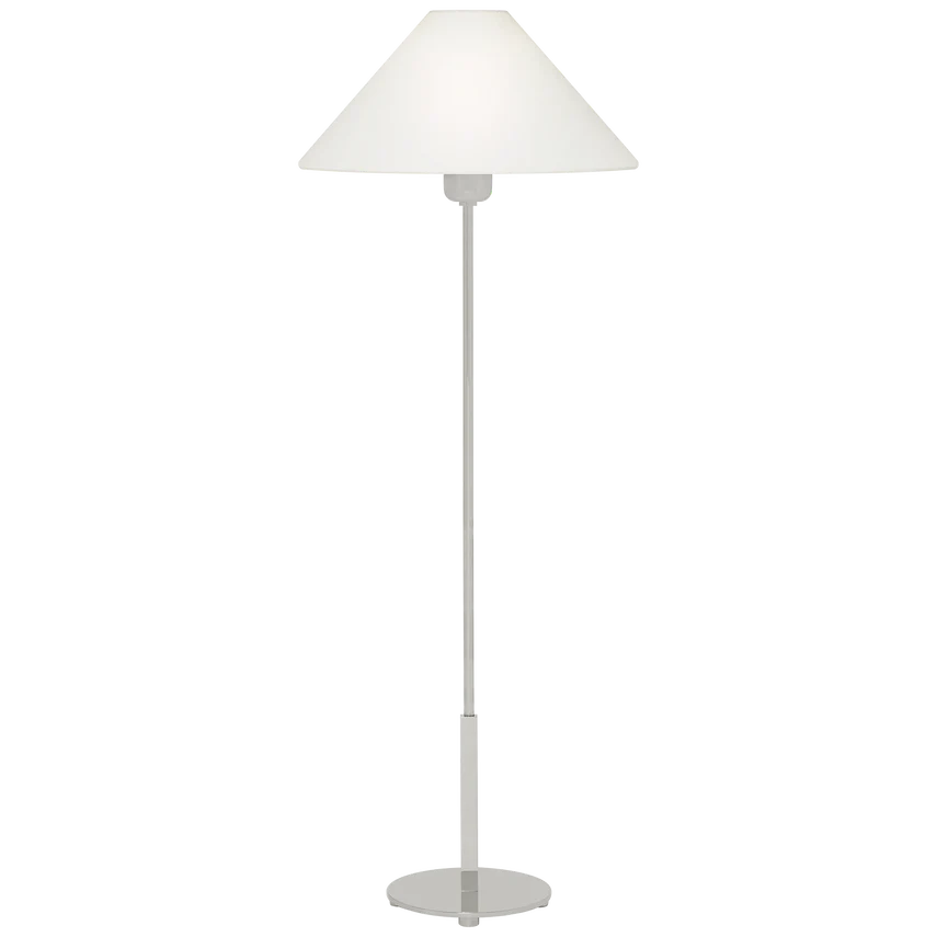 Hackney Buffet Floor Lamp- Brass/ Nickel Finishes - Image 2