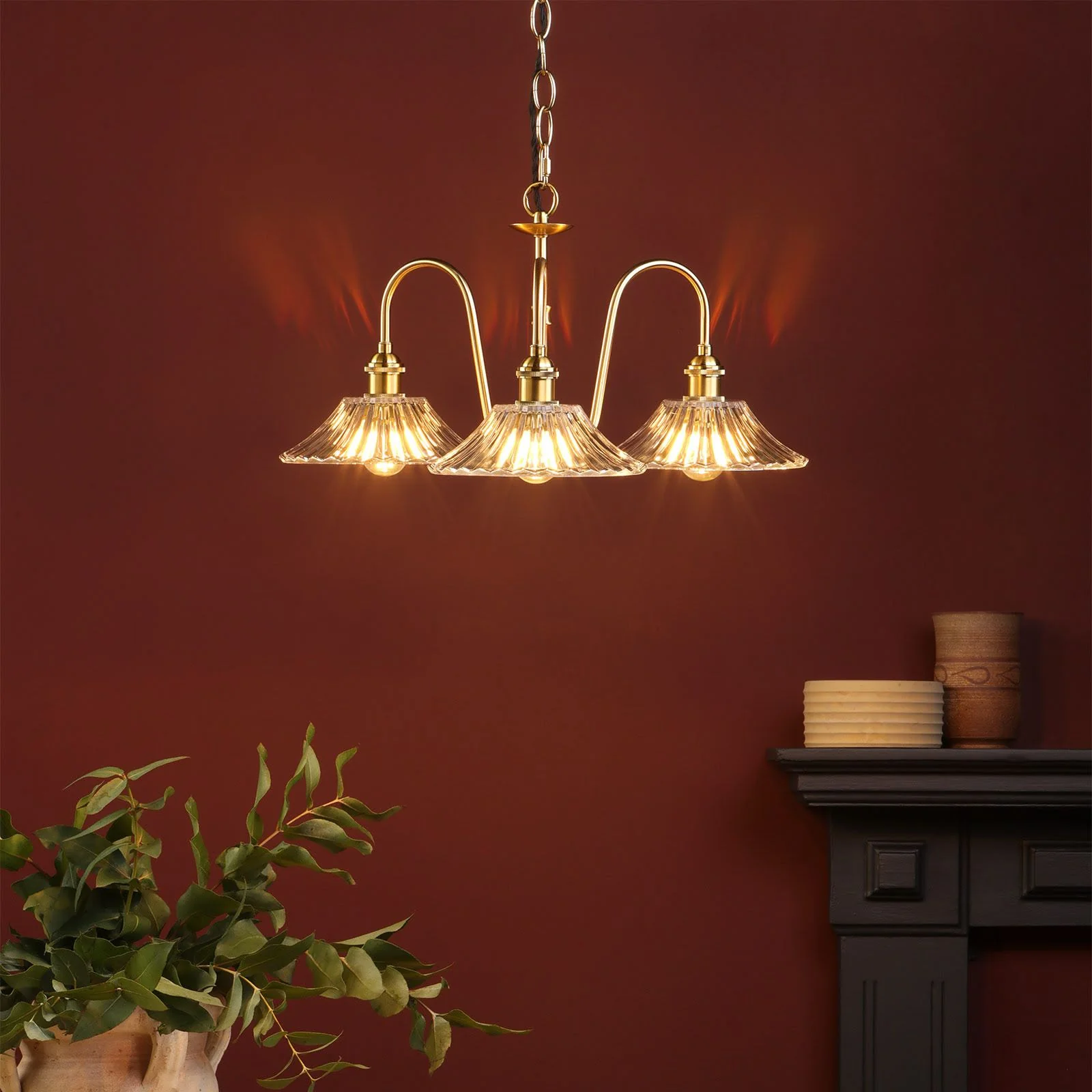 Hadano 3 Light Ceiling Light- Various Finishes - Image 14