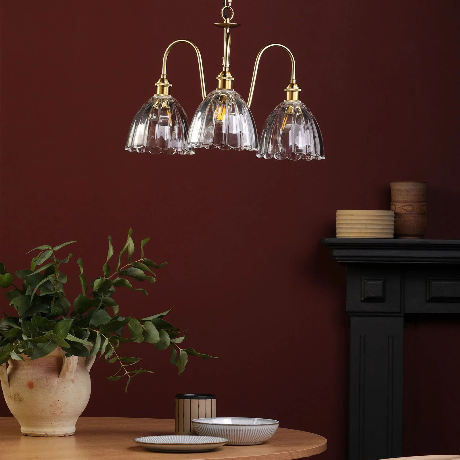 Hadano 3 Light Ceiling Light- Various Finishes - Image 37