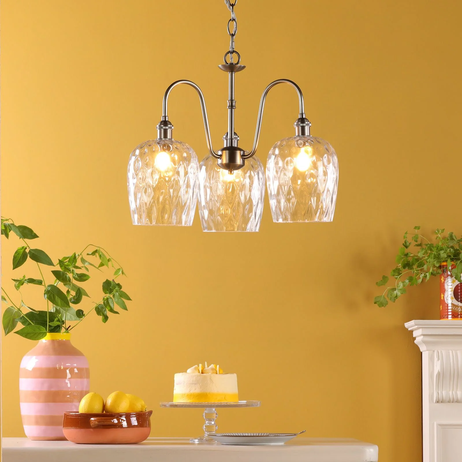 Hadano 3 Light Ceiling Light- Various Finishes - Image 51