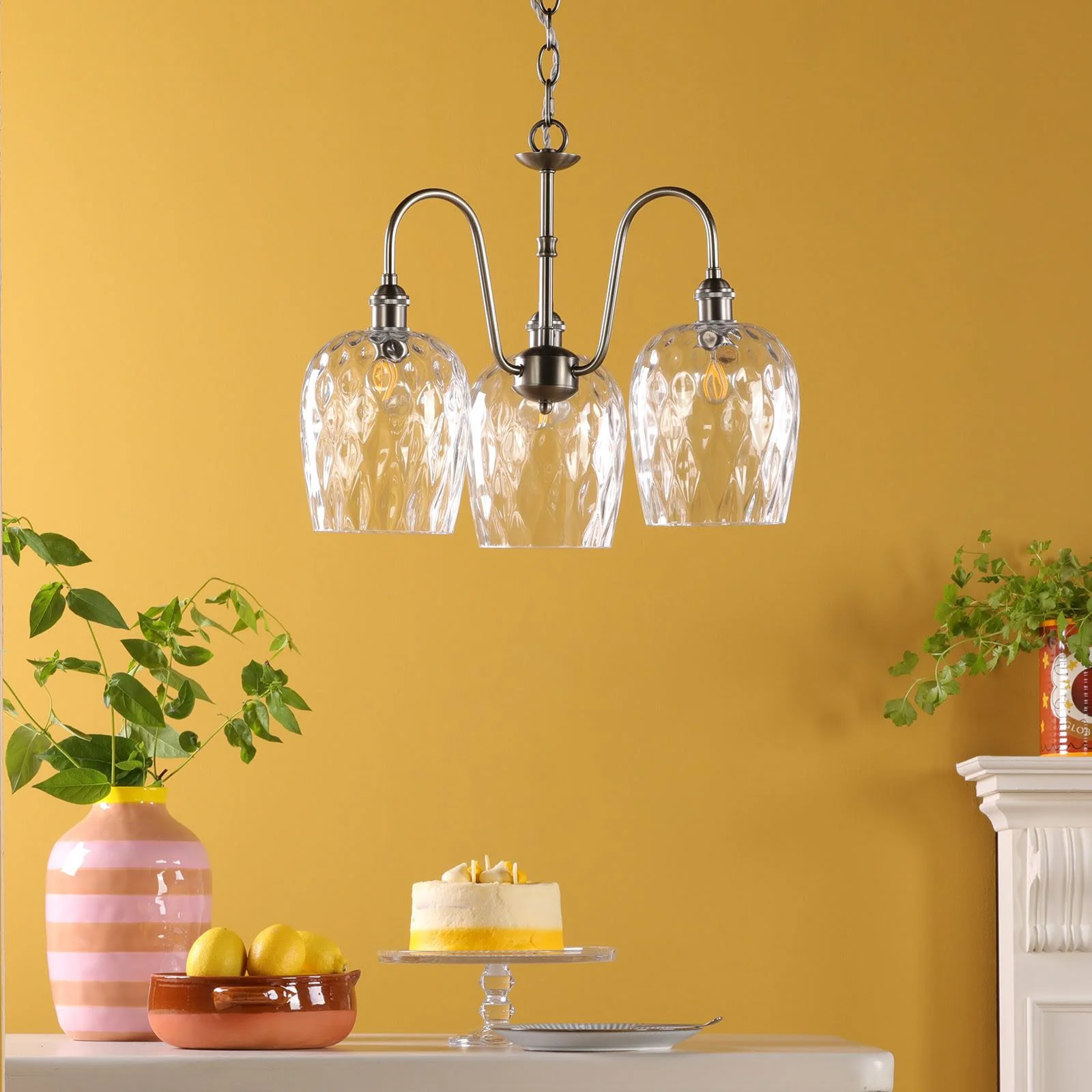 Hadano 3 Light Ceiling Light- Various Finishes - Image 52