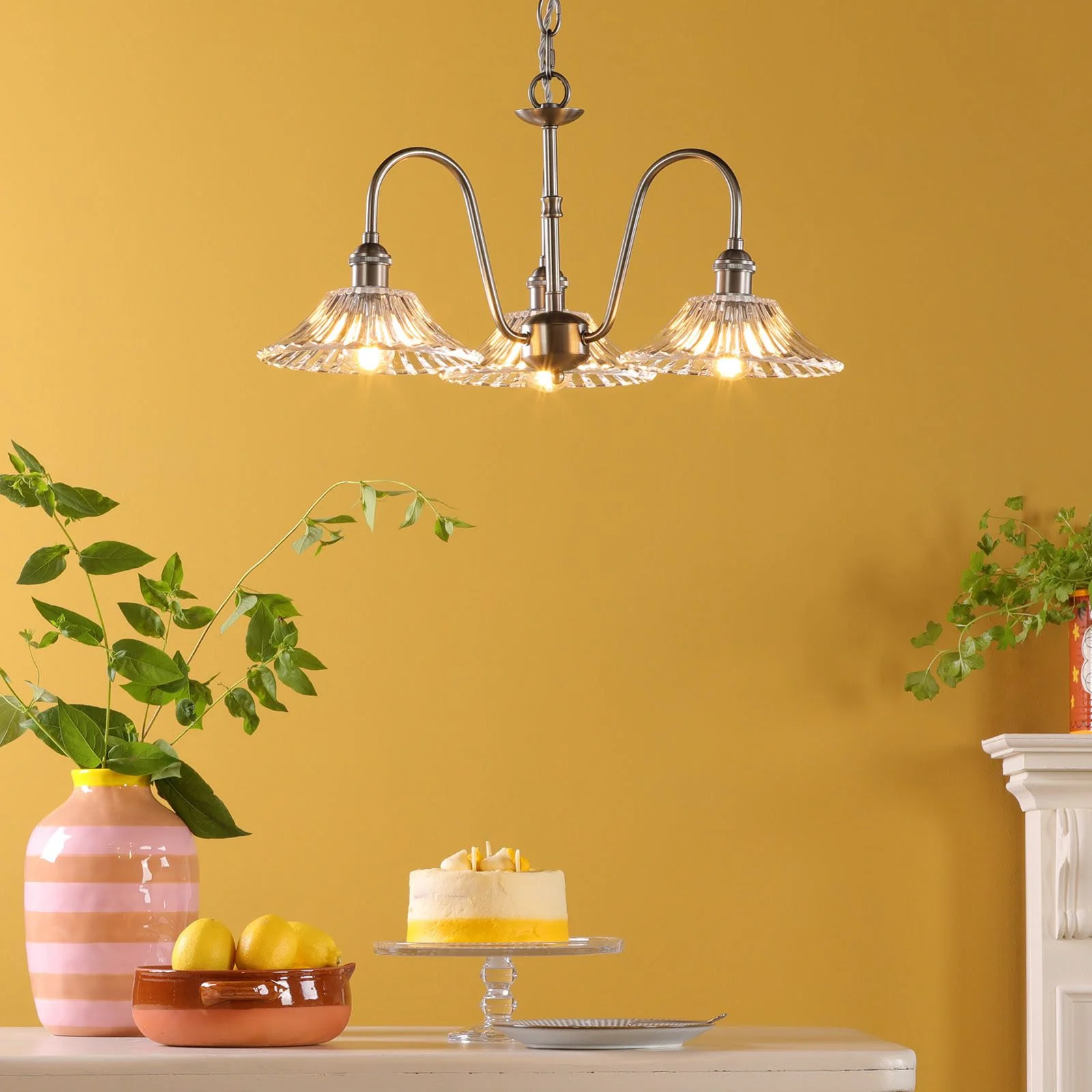 Hadano 3 Light Ceiling Light- Various Finishes - Image 55