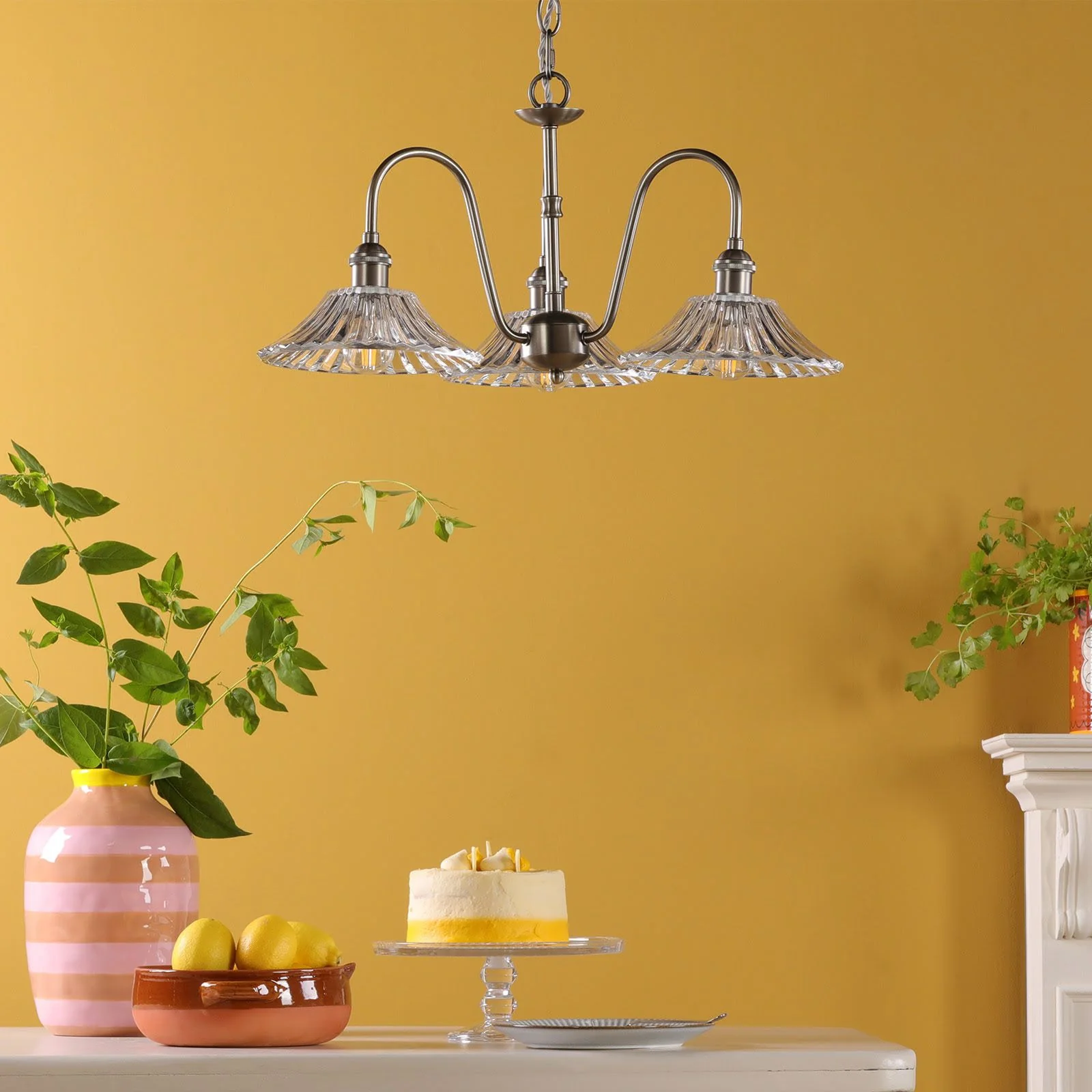 Hadano 3 Light Ceiling Light- Various Finishes - Image 56