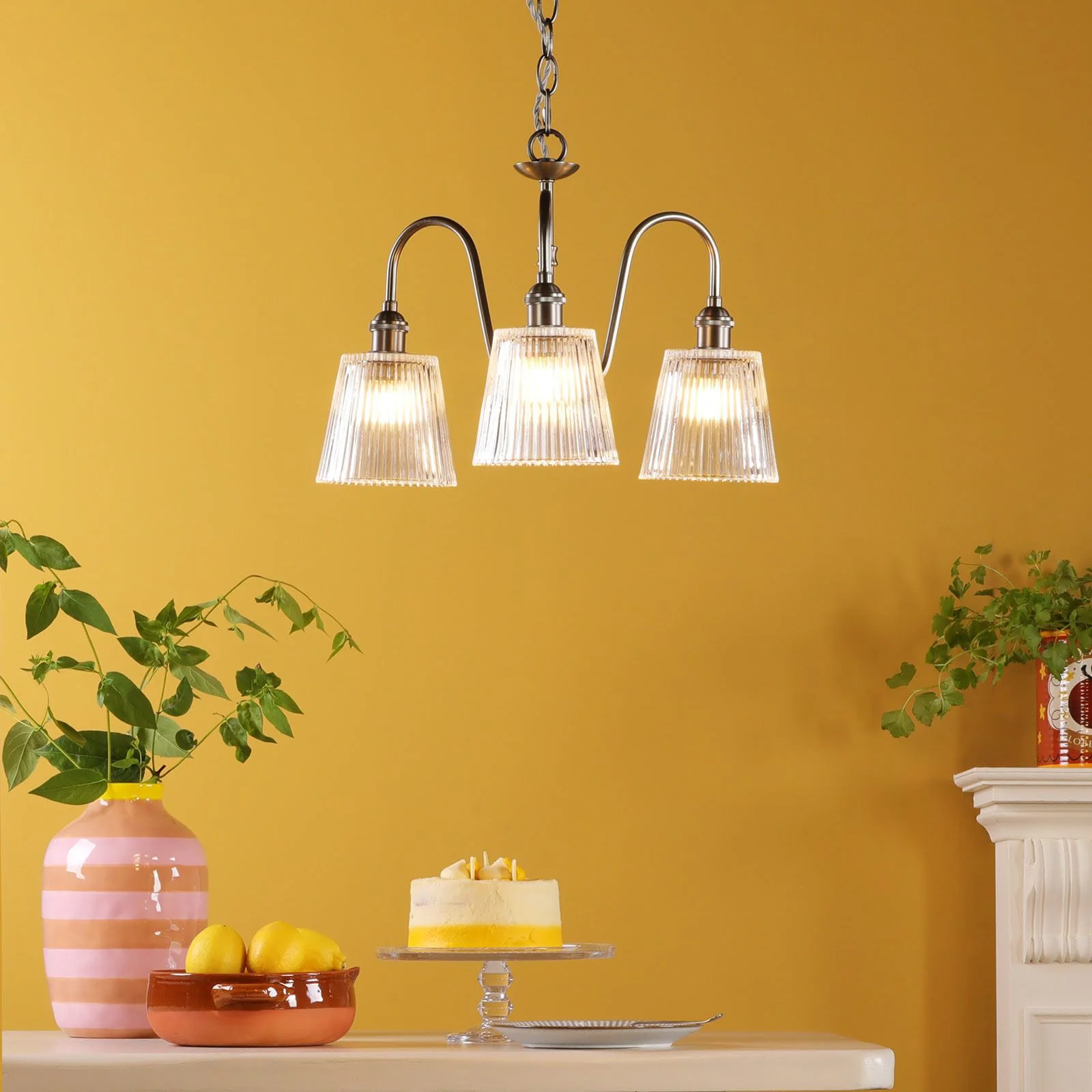 Hadano 3 Light Ceiling Light- Various Finishes - Image 59