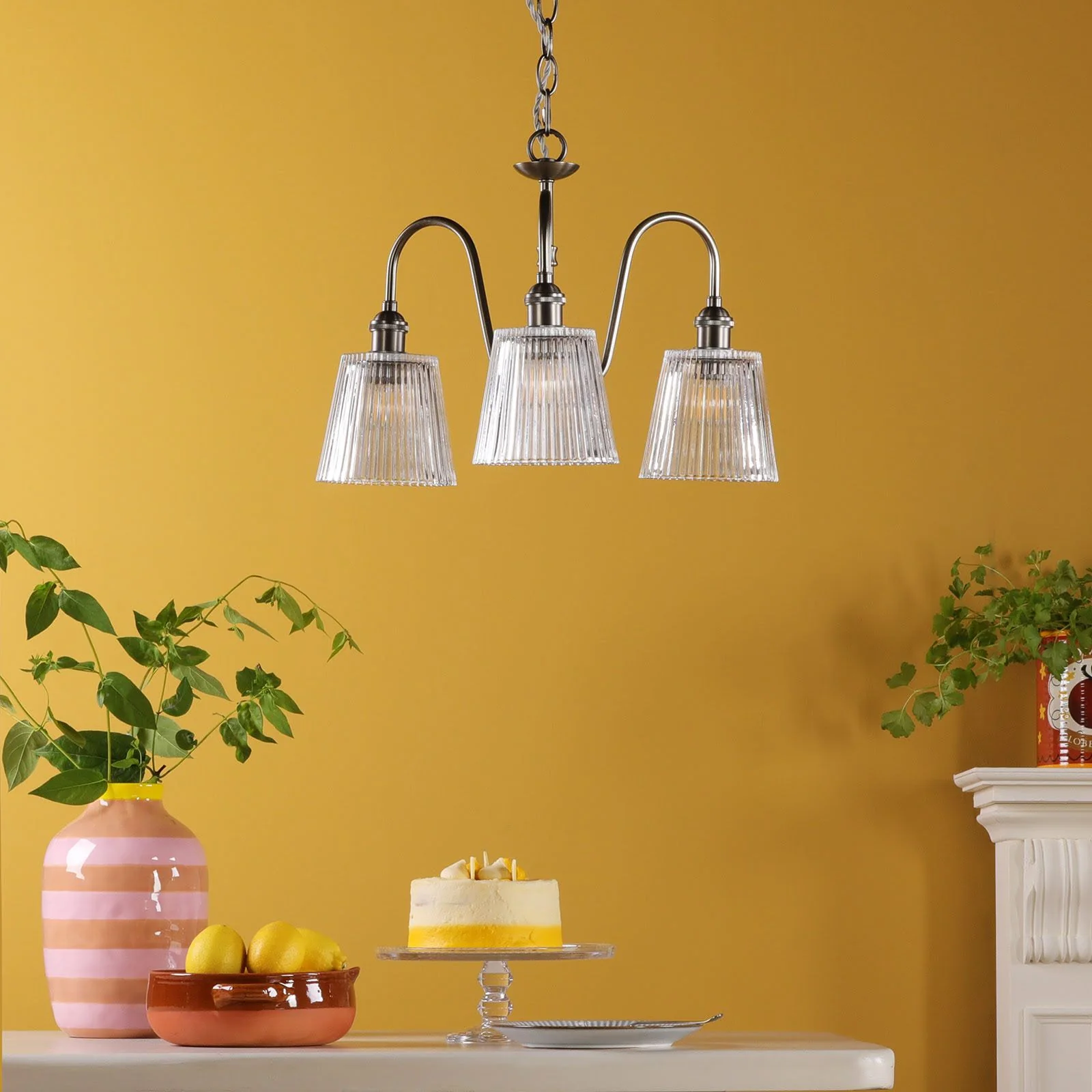 Hadano 3 Light Ceiling Light- Various Finishes - Image 60
