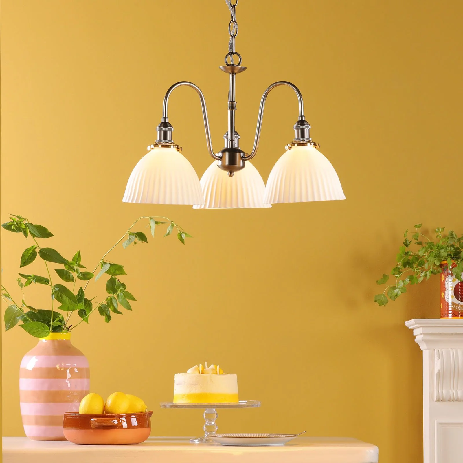 Hadano 3 Light Ceiling Light- Various Finishes - Image 69