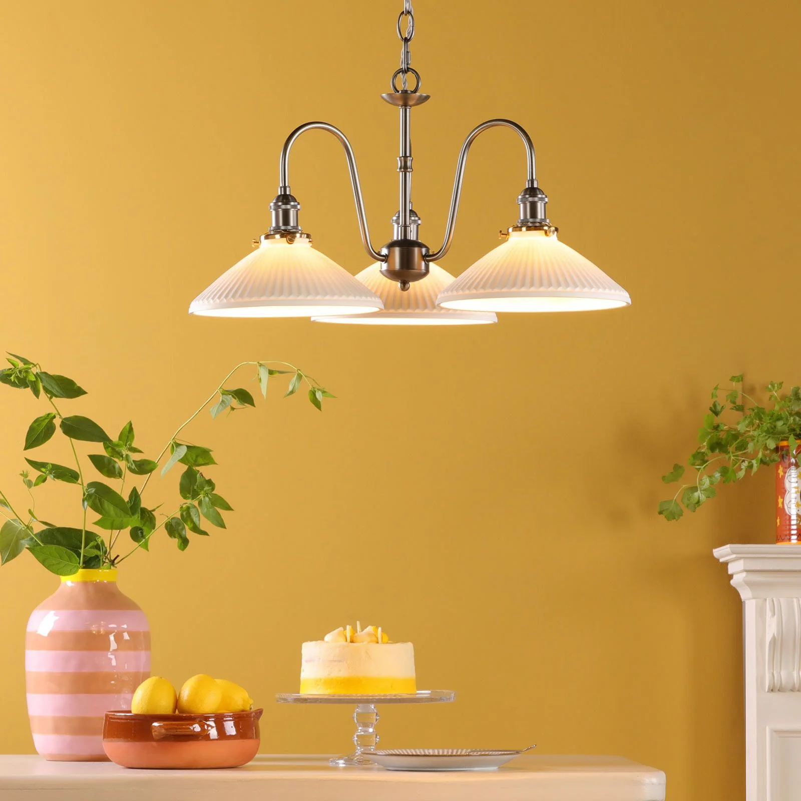Hadano 3 Light Ceiling Light- Various Finishes - Image 73