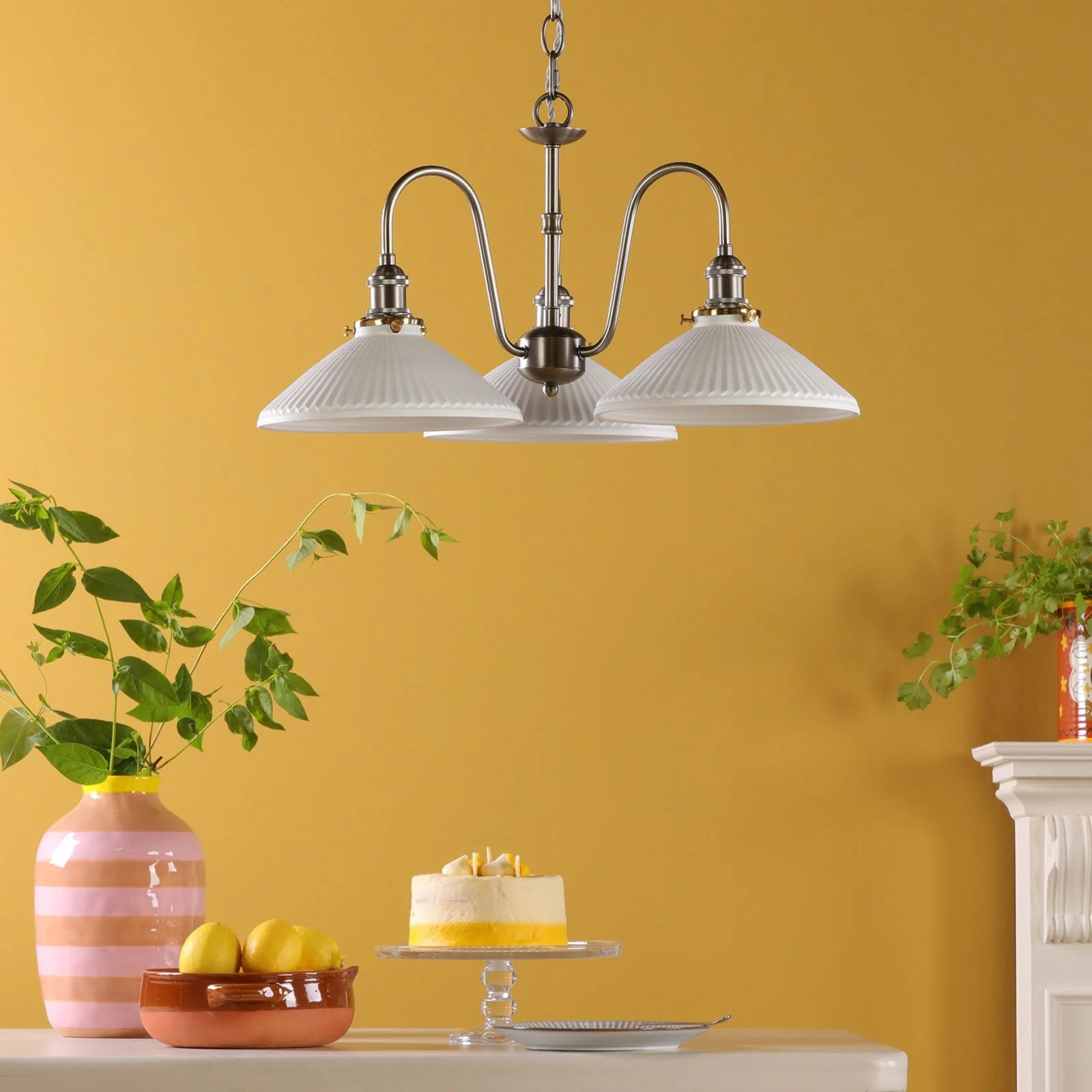 Hadano 3 Light Ceiling Light- Various Finishes - Image 74