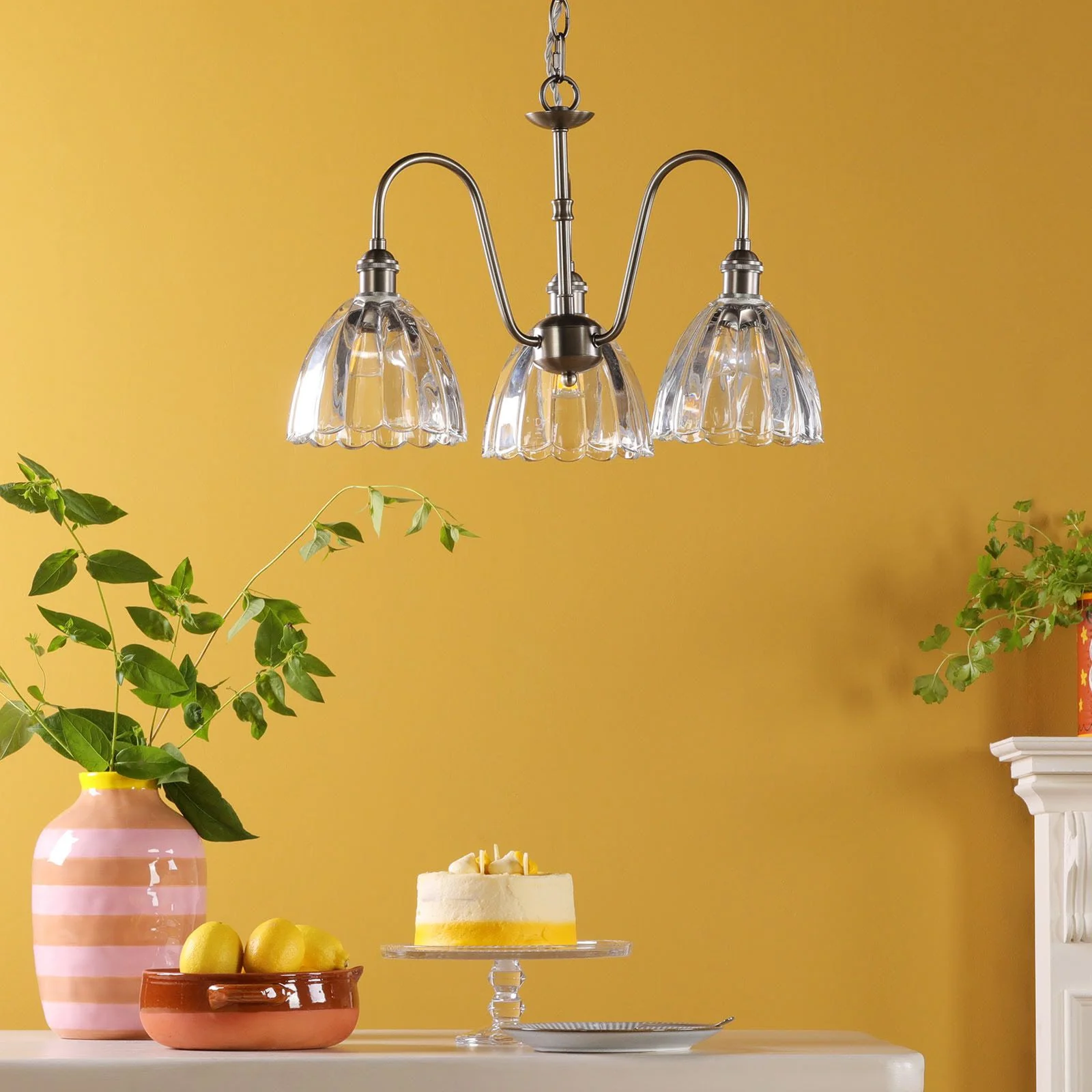Hadano 3 Light Ceiling Light- Various Finishes - Image 76