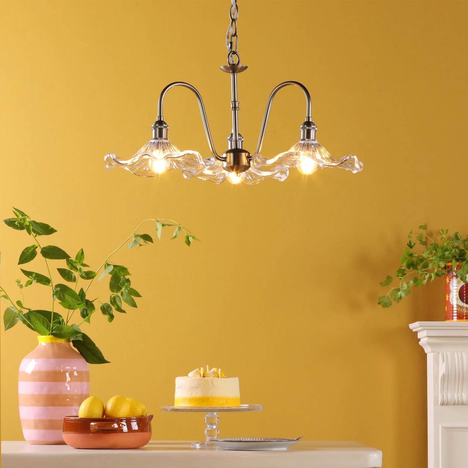 Hadano 3 Light Ceiling Light- Various Finishes - Image 79