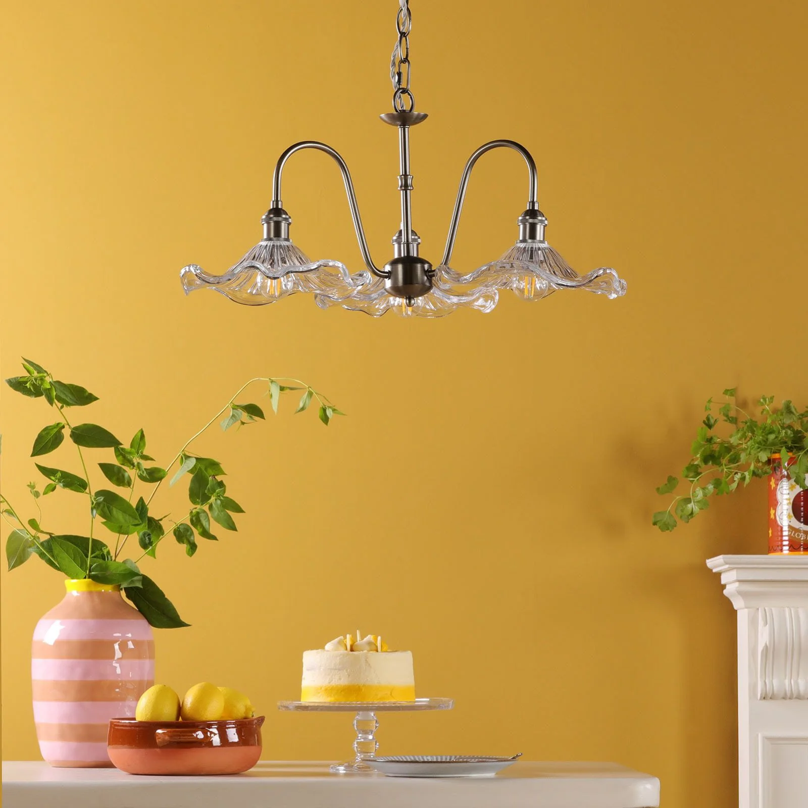 Hadano 3 Light Ceiling Light- Various Finishes - Image 80