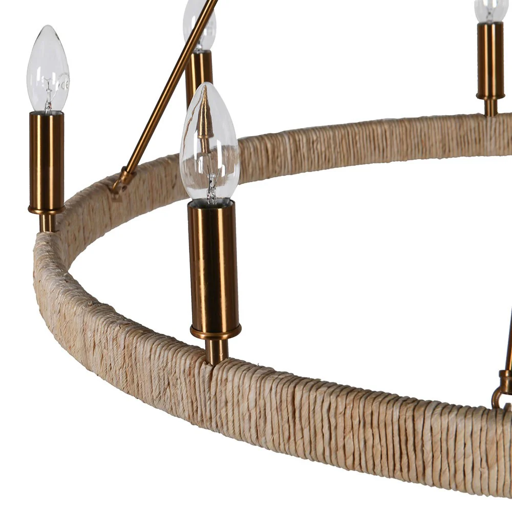 Haddington Hoop 8 Light Chandelier - Image 2