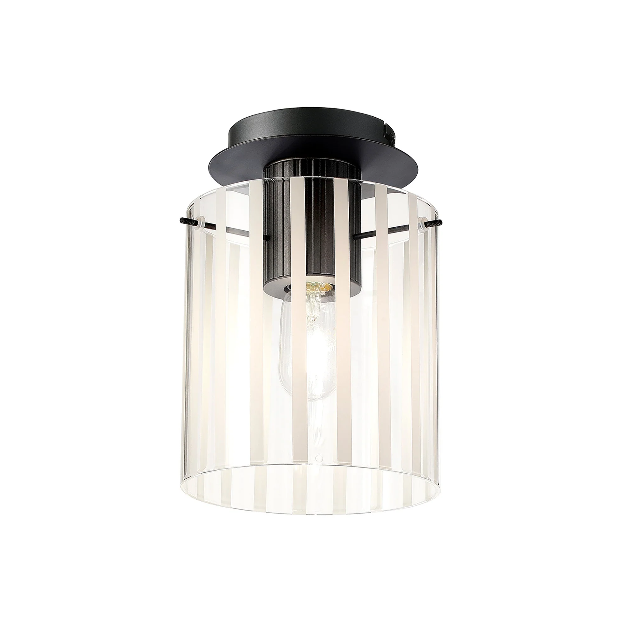 Hailey 1Lt Flush Fitting Wide Line Glass - Various Colours - Image 4