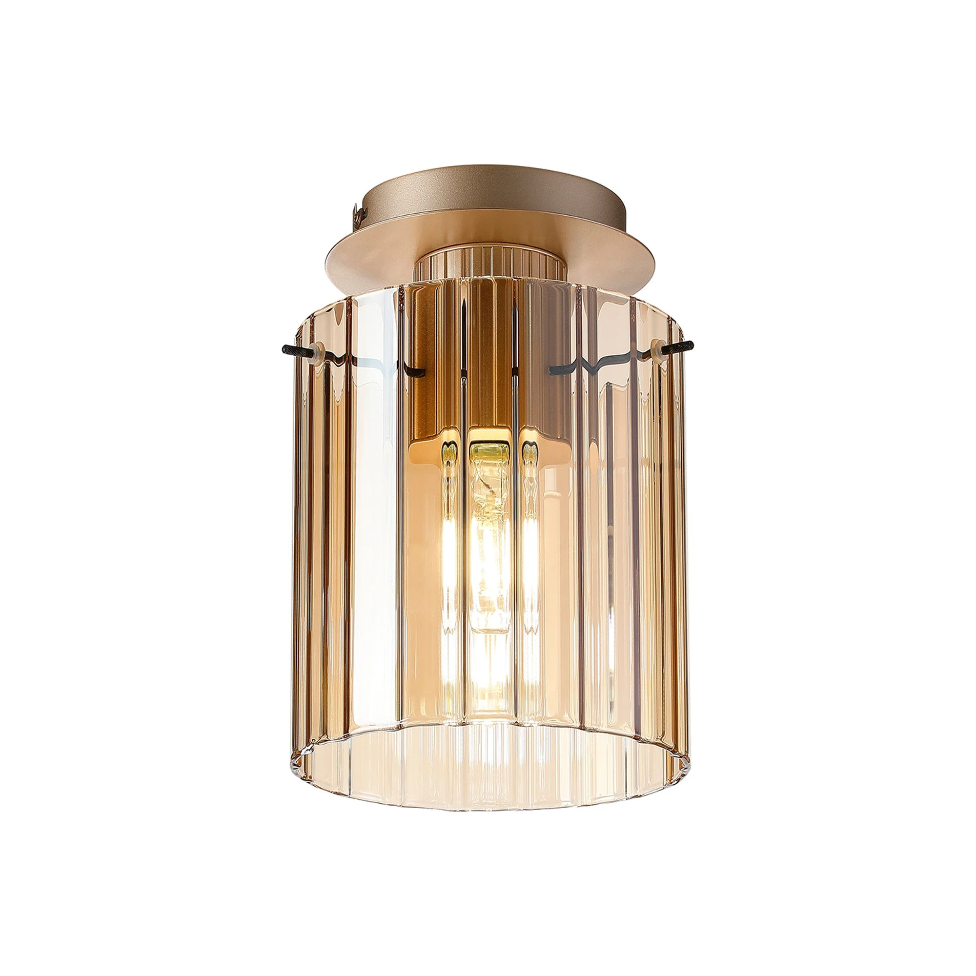 Hailey 1Lt Flush Fitting Wide Line Glass - Various Colours - Image 5