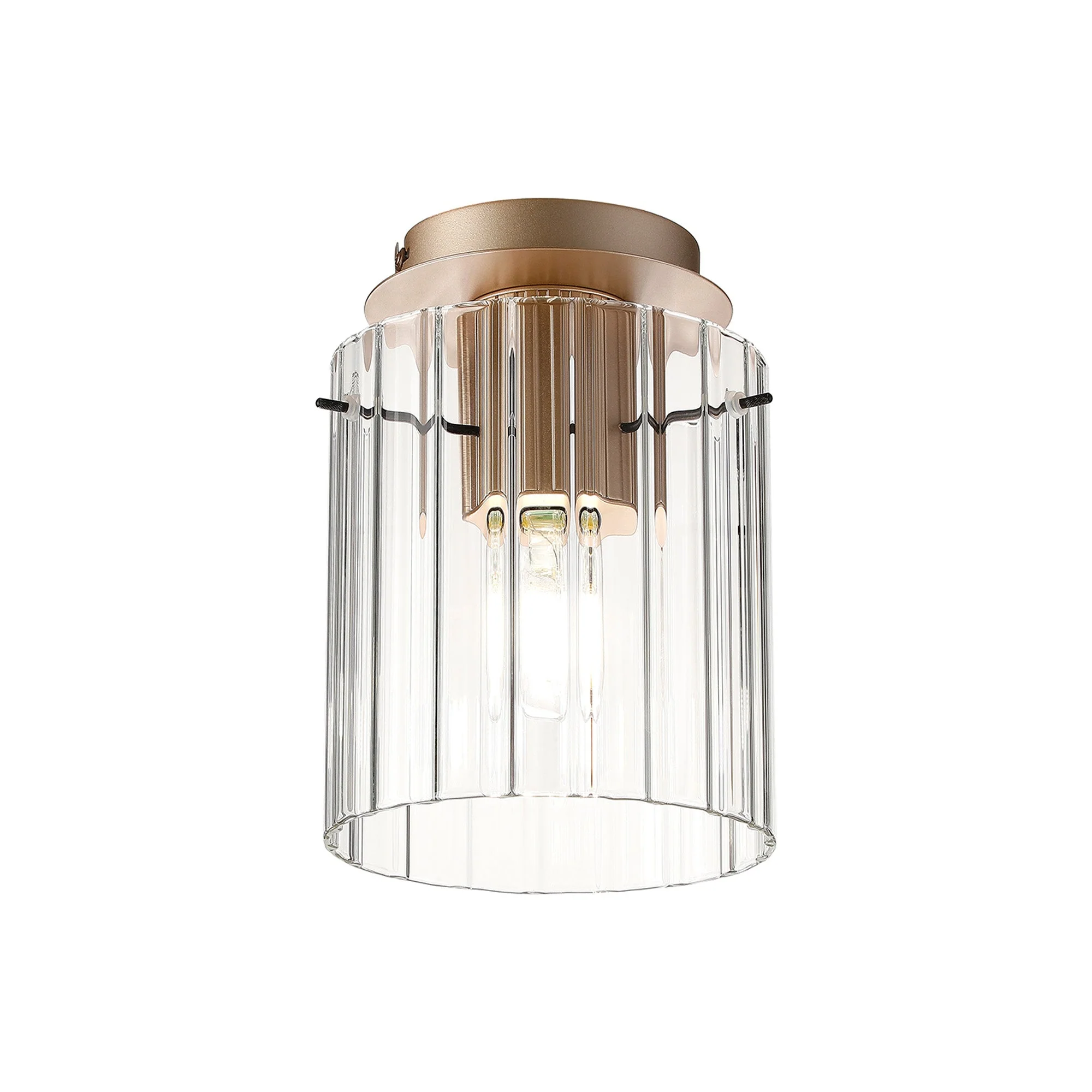 Hailey 1Lt Flush Fitting Wide Line Glass - Various Colours - Image 6