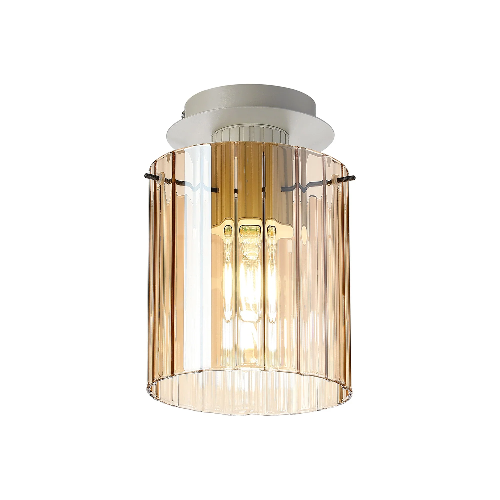 Hailey 1Lt Flush Fitting Wide Line Glass - Various Colours - Image 9