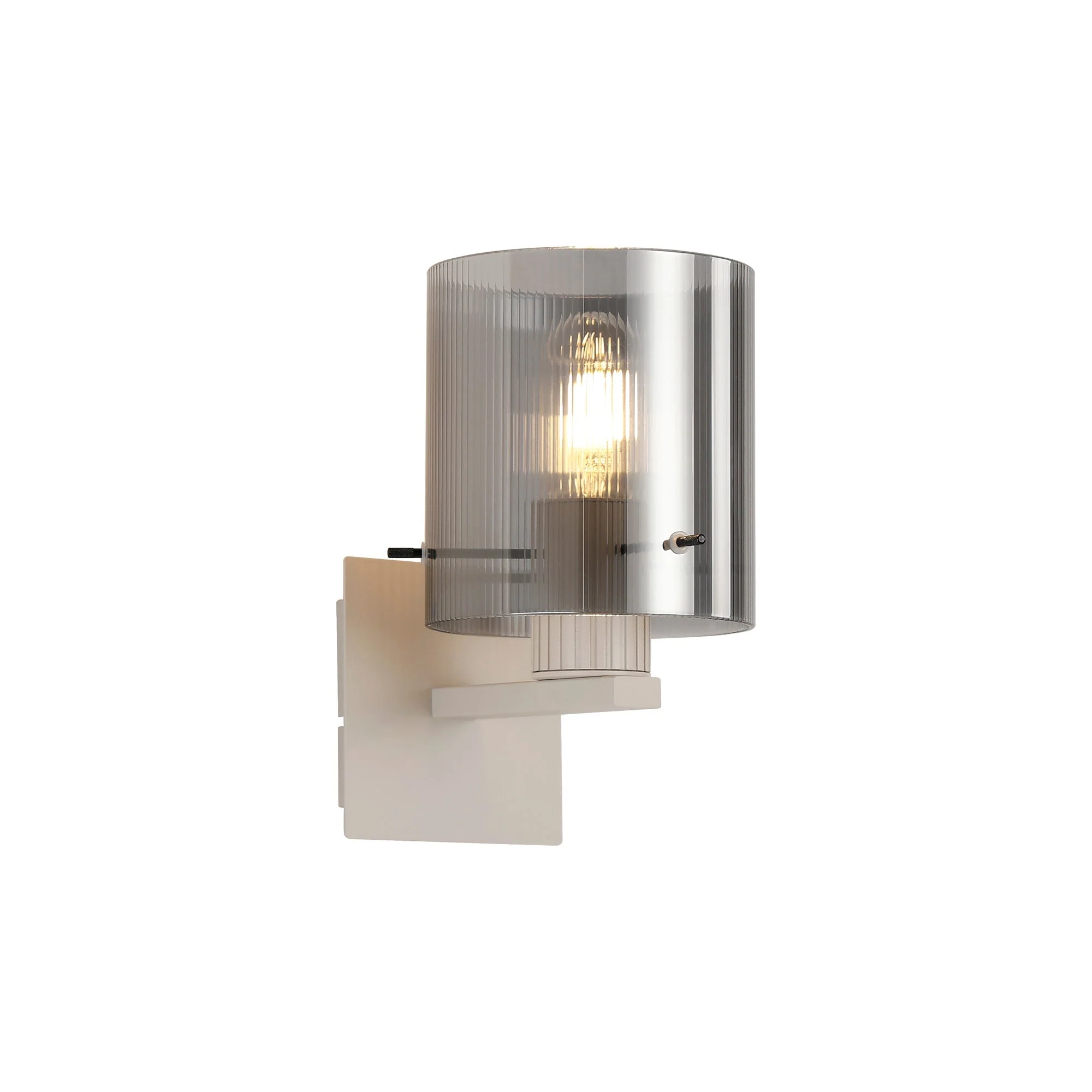 Hailey 1Lt Wall Light Wide Line Glass - Various Colours - Image 10