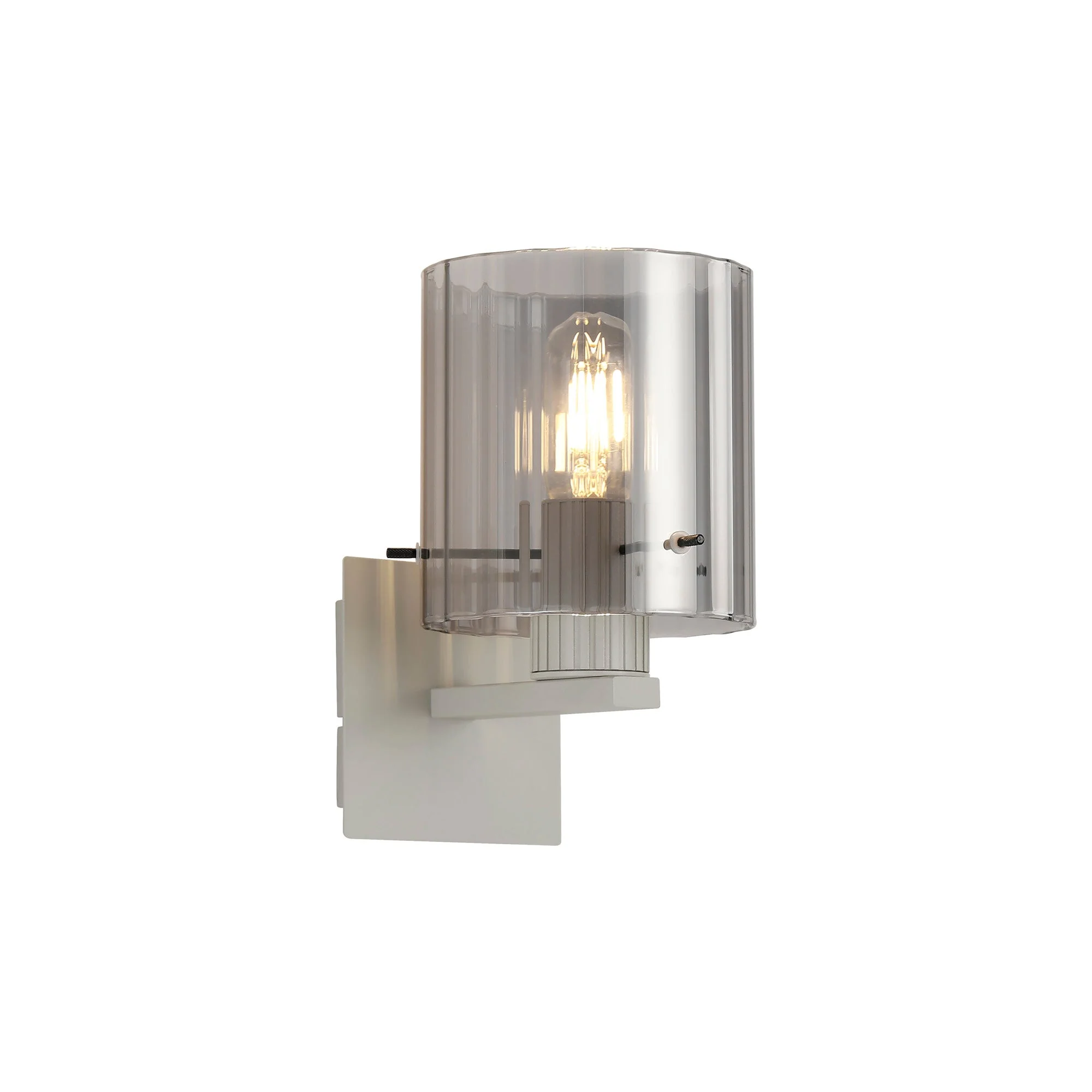 Hailey 1Lt Wall Light Wide Line Glass - Various Colours - Image 19