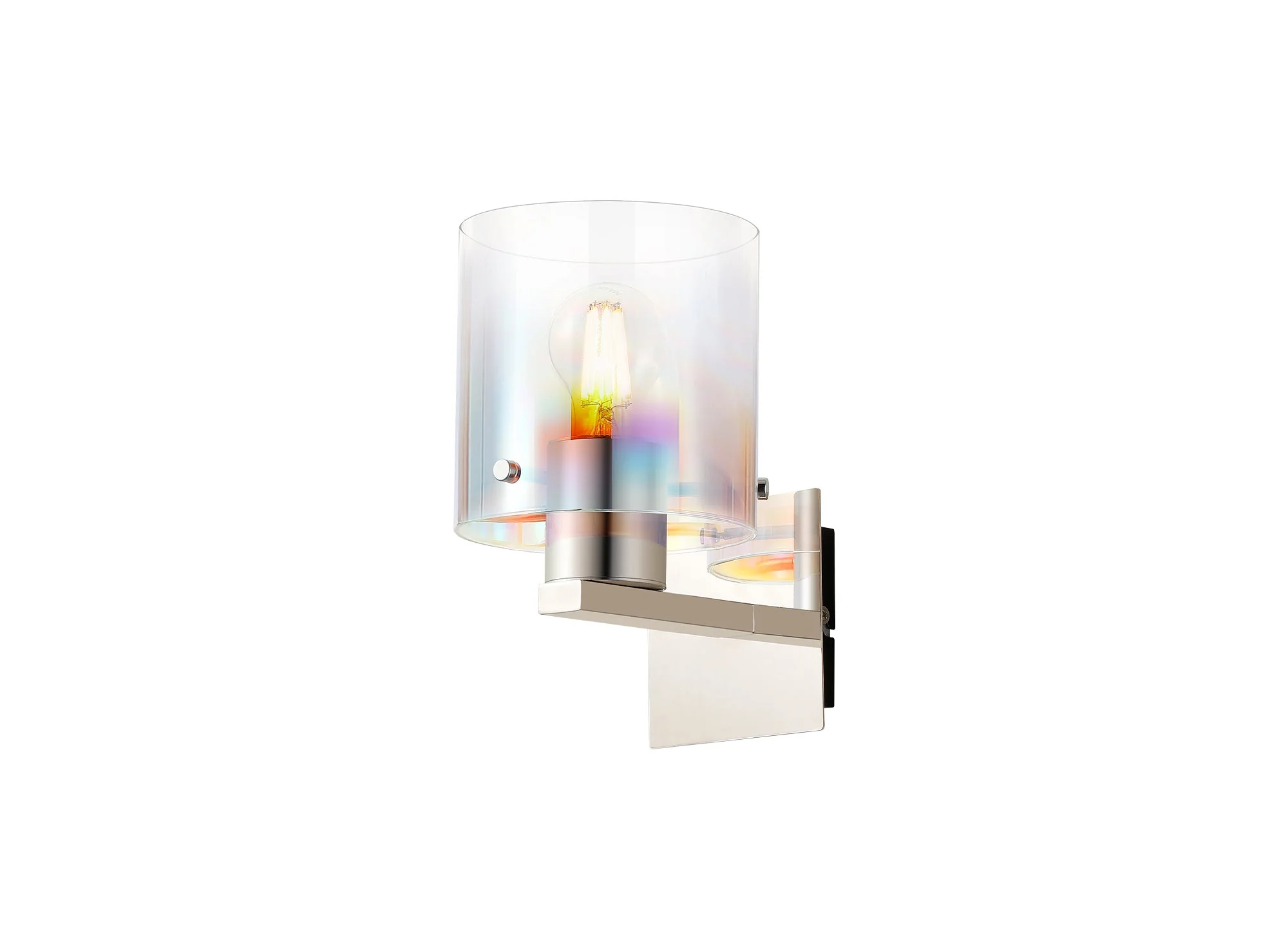 Hailey 1Lt Wall Light Wide Line Glass - Various Colours - Image 21