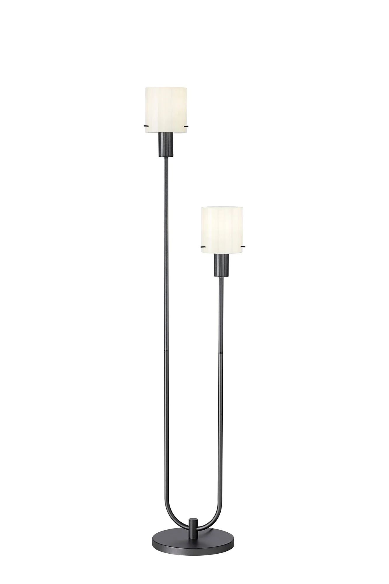 Hailey 2Lt Floor Lamp Narrow Line Glass - Various Colours - Image 10