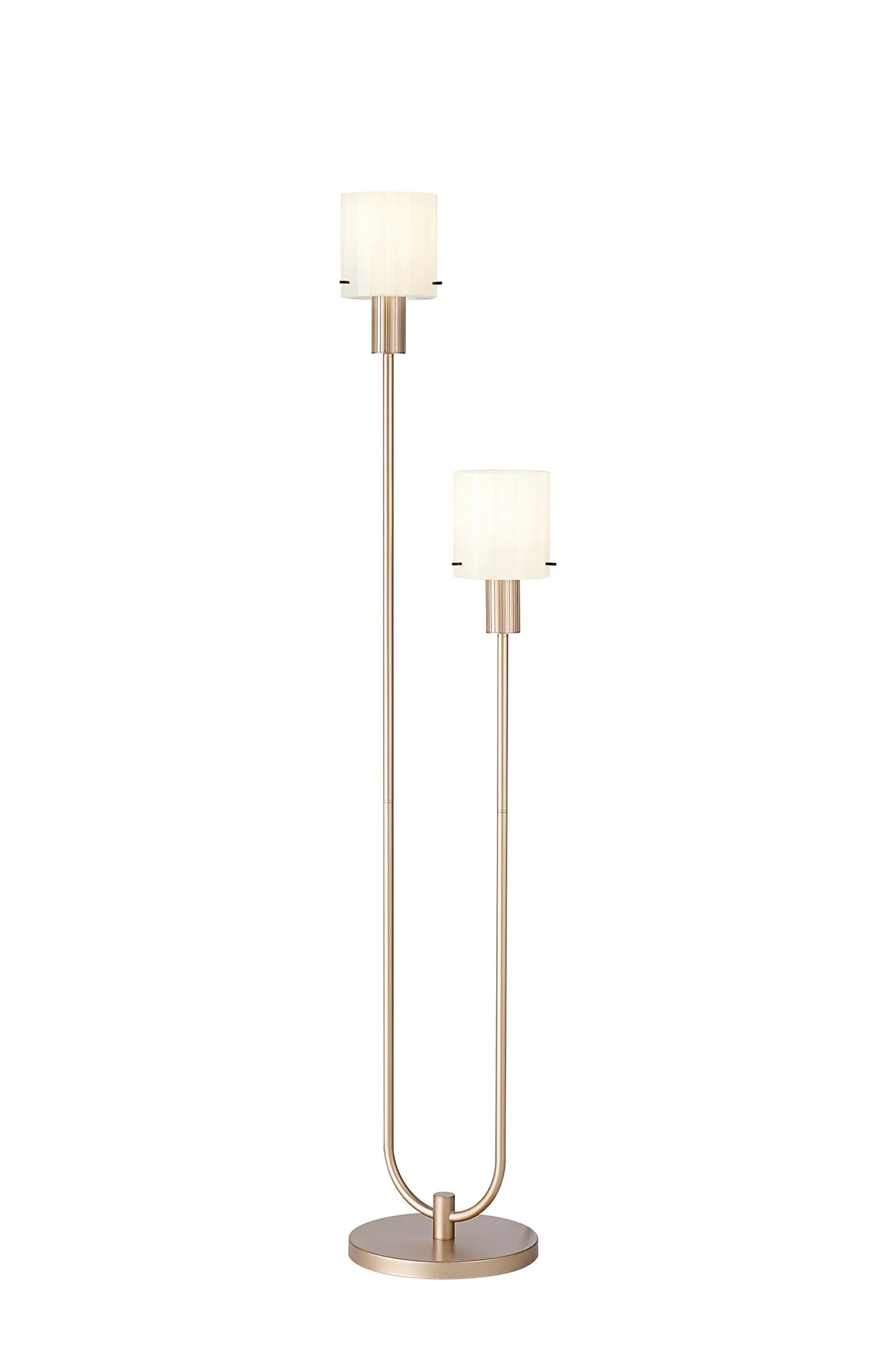 Hailey 2Lt Floor Lamp Narrow Line Glass - Various Colours - Image 11