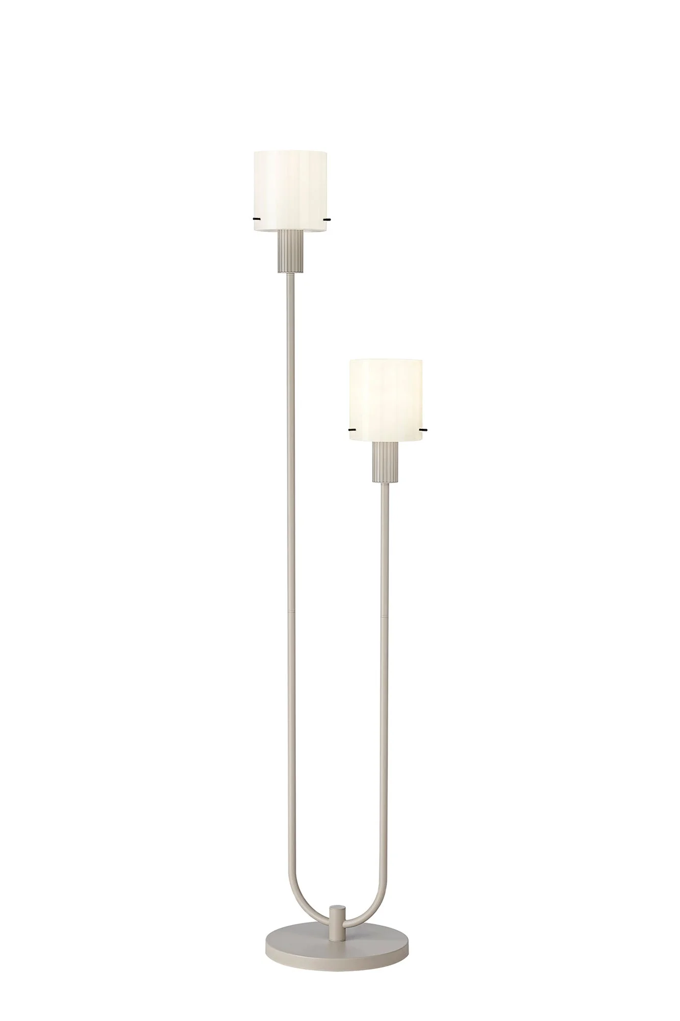Hailey 2Lt Floor Lamp Narrow Line Glass - Various Colours - Image 12