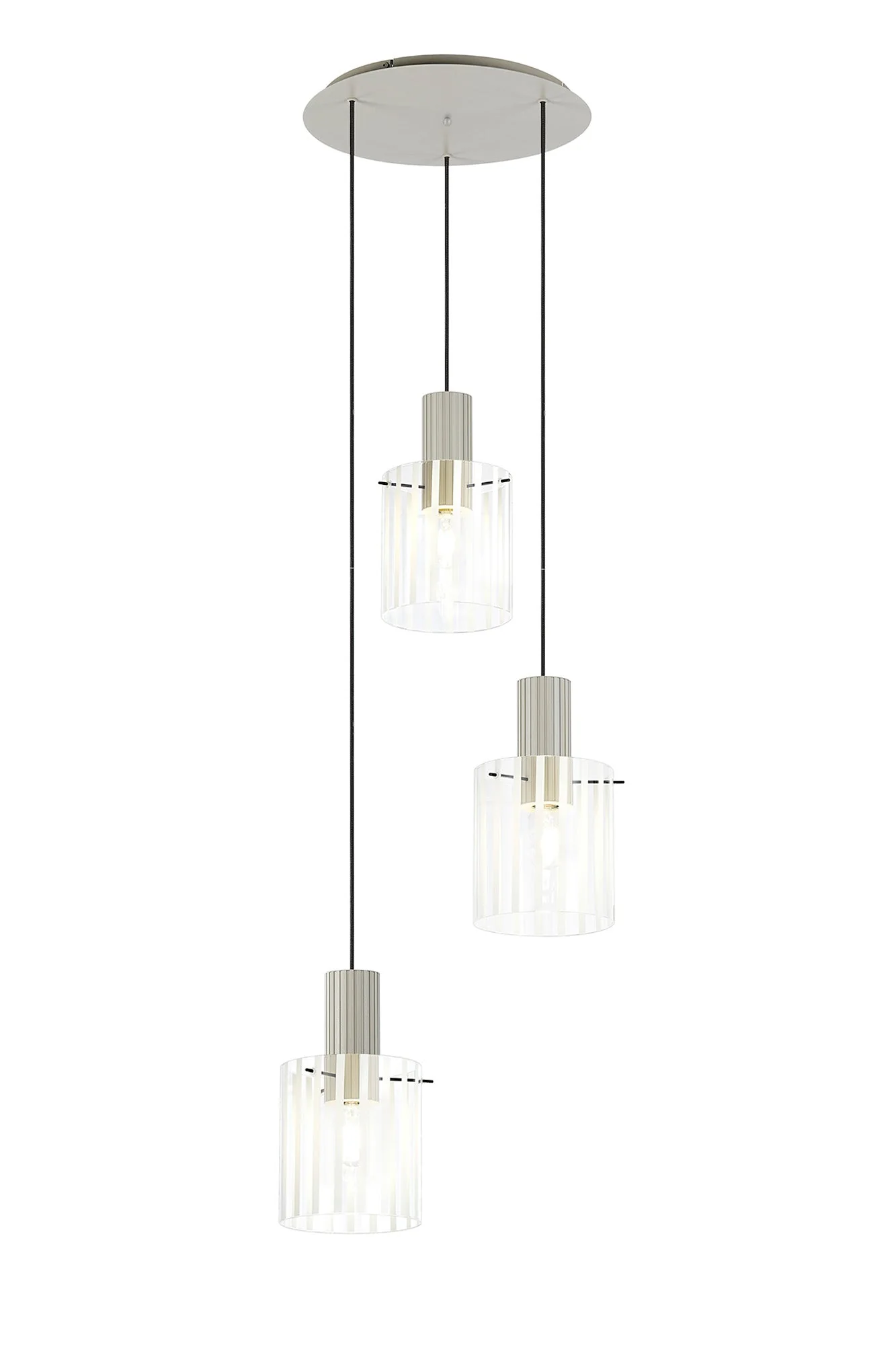 Hailey 3Lt Cluster Wide Line Glass - Various Colours - Image 20